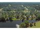 A high aerial view of a community near a waterway that leads to golf courses at 1562 Hawthorn Dr., Pawleys Island, SC 29585