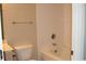 Bathroom with a toilet, vanity and shower/tub with white tiling at 3762 Citation Way # 1016, Myrtle Beach, SC 29577