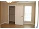 A bedroom featuring a ceiling fan, window with blinds, and a closet for storage space at 3762 Citation Way # 1016, Myrtle Beach, SC 29577