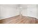 Light-filled room with wood flooring, white trim, and a double-door closet at 2612 Old Charleston Rd., Georgetown, SC 29440