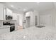 Modern kitchen featuring white cabinets, granite countertops, and stainless steel appliances at 2612 Old Charleston Rd., Georgetown, SC 29440