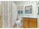 Condo bathroom with shower/tub combo and vanity at 4633 Lightkeepers Way # 5-J, Little River, SC 29566