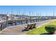 Peaceful boardwalk with marina views and bench seating at 4633 Lightkeepers Way # 5-J, Little River, SC 29566