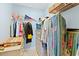Well-organized walk-in closet with ample storage at 4633 Lightkeepers Way # 5-J, Little River, SC 29566