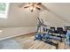 Bonus room or gym space with a ceiling fan and exercise equipment at 89 Gleneagle Ln., Pawleys Island, SC 29585