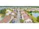 Aerial view of townhouses with parking and pond at 117 Butkus Dr. # 3, Myrtle Beach, SC 29588