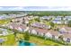 Aerial view of townhouse community with pool at 117 Butkus Dr. # 3, Myrtle Beach, SC 29588
