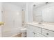 Clean bathroom with white vanity and bathtub at 117 Butkus Dr. # 3, Myrtle Beach, SC 29588