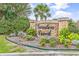 Landscaped entrance sign for Garden Creek community at 117 Butkus Dr. # 3, Myrtle Beach, SC 29588