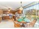 Eat in kitchen featuring wooden cabinetry, and a large picture window for natural light at 2807 Graham Rd., Conway, SC 29526