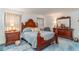 Comfortable main bedroom features elegant furnishings and a serene atmosphere at 2807 Graham Rd., Conway, SC 29526