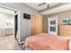 This is a bedroom with a view of the bath and kitchen, as well as a closet and dresser at 4426 Old Kings Hwy., Murrells Inlet, SC 29576