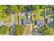 Aerial view showing house, yard, and neighborhood at 1412 Hemingway St., Myrtle Beach, SC 29577