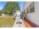 Wooden deck with stairs, perfect for outdoor relaxation at 1412 Hemingway St., Myrtle Beach, SC 29577