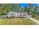 White single story home with a deck and fenced backyard at 1412 Hemingway St., Myrtle Beach, SC 29577