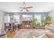 Spacious living room with a fireplace and large TV at 1412 Hemingway St., Myrtle Beach, SC 29577