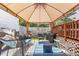Relaxing patio area with seating and gazebo at 1412 Hemingway St., Myrtle Beach, SC 29577