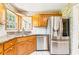 Eat-in kitchen featuring stainless steel appliances and granite countertops at 244 George Washington Trail, Georgetown, SC 29440
