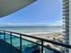 Relax on the balcony overlooking the sandy beach and ocean at 107 S Ocean Blvd. # 808, Myrtle Beach, SC 29577