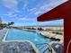 Bright outdoor pool and spa with ocean views at 107 S Ocean Blvd. # 808, Myrtle Beach, SC 29577
