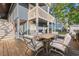 Deck with table and chairs, perfect for outdoor dining at 508 21St Ave. N, North Myrtle Beach, SC 29582