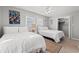 Well-lit bedroom featuring two twin beds, and plenty of closet space at 508 21St Ave. N, North Myrtle Beach, SC 29582