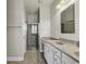 Bathroom with shower, vanity, and updated fixtures at 217 Southern Breezes Circle, Murrells Inlet, SC 29576