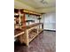 Garage workshop with pegboard and workbench at 217 Southern Breezes Circle, Murrells Inlet, SC 29576