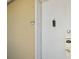 Condo front door with the unit number and electronic lock at 1205 S Ocean Blvd. # 20702, Myrtle Beach, SC 29577