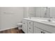 Bathroom with double vanity and modern fixtures at 902 Owls Nest Dr., Conway, SC 29527