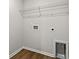 Laundry room with built-in shelving and hookups at 902 Owls Nest Dr., Conway, SC 29527