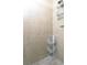 Close up of tiled shower with built in product storage at 1919 Spring St. # B-16, North Myrtle Beach, SC 29582