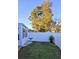 Fenced backyard space with patio, grass and garden bed at 2169 Wedgewood Dr., Longs, SC 29568