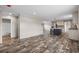 Open concept dining area with wood-look floors at 218 Eva Dr., Loris, SC 29569