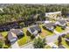 Aerial view of the neighborhood featuring water features and lush landscaping at 4659 East Walkerton Rd., Myrtle Beach, SC 29579