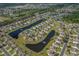 Extensive view of the residential community featuring ponds, landscaping, and mature trees at 4659 East Walkerton Rd., Myrtle Beach, SC 29579
