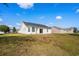 View of the back of the house with a green lawn at 4659 East Walkerton Rd., Myrtle Beach, SC 29579