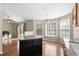 Open concept with view from kitchen to living room with sliders at 4659 East Walkerton Rd., Myrtle Beach, SC 29579