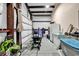 Well-organized garage featuring ample storage space and a convenient utility sink at 7299 Cartrette Rd., Aynor, SC 29511