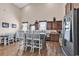 Charming kitchen with a breakfast bar and a connected dining area filled with natural light at 7299 Cartrette Rd., Aynor, SC 29511