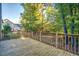 An eye-level view of the wooden deck overlooking the home's large backyard and wooded area at 121 Grand Palm Ct., Myrtle Beach, SC 29579