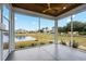 Relaxing screened porch overlooking pond and community at 989 Crystal Water Way, Myrtle Beach, SC 29579