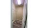 Additional smaller closet with hanging rod and shelving at 2268 Essex Dr. # G, Surfside Beach, SC 29575