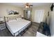 Spacious main bedroom with large bed, TV, and plenty of closet space at 2268 Essex Dr. # G, Surfside Beach, SC 29575