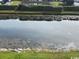 Serene pond view with lush landscaping at 2268 Essex Dr. # G, Surfside Beach, SC 29575