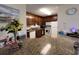 Efficient kitchen with countertops, white appliances, and wood cabinets at 2805 N Ocean Blvd. # 107, Myrtle Beach, SC 29577