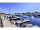 Boats docked at a marina with a view of the waterway at 5825 Catalina Dr. # 433, North Myrtle Beach, SC 29582