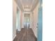 Inviting entryway boasting wood-look flooring and an open floor plan at 8640 Farrier Dr., Myrtle Beach, SC 29588