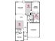 Detailed floor plan showcasing the layout of the house, including bedrooms, bathrooms, and living spaces at 8644 Farrier Dr., Myrtle Beach, SC 29588