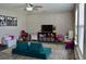 Bright playroom with a modular sofa, a large TV, and plenty of toys and play furniture at 276 Palmetto Glen Dr., Myrtle Beach, SC 29588